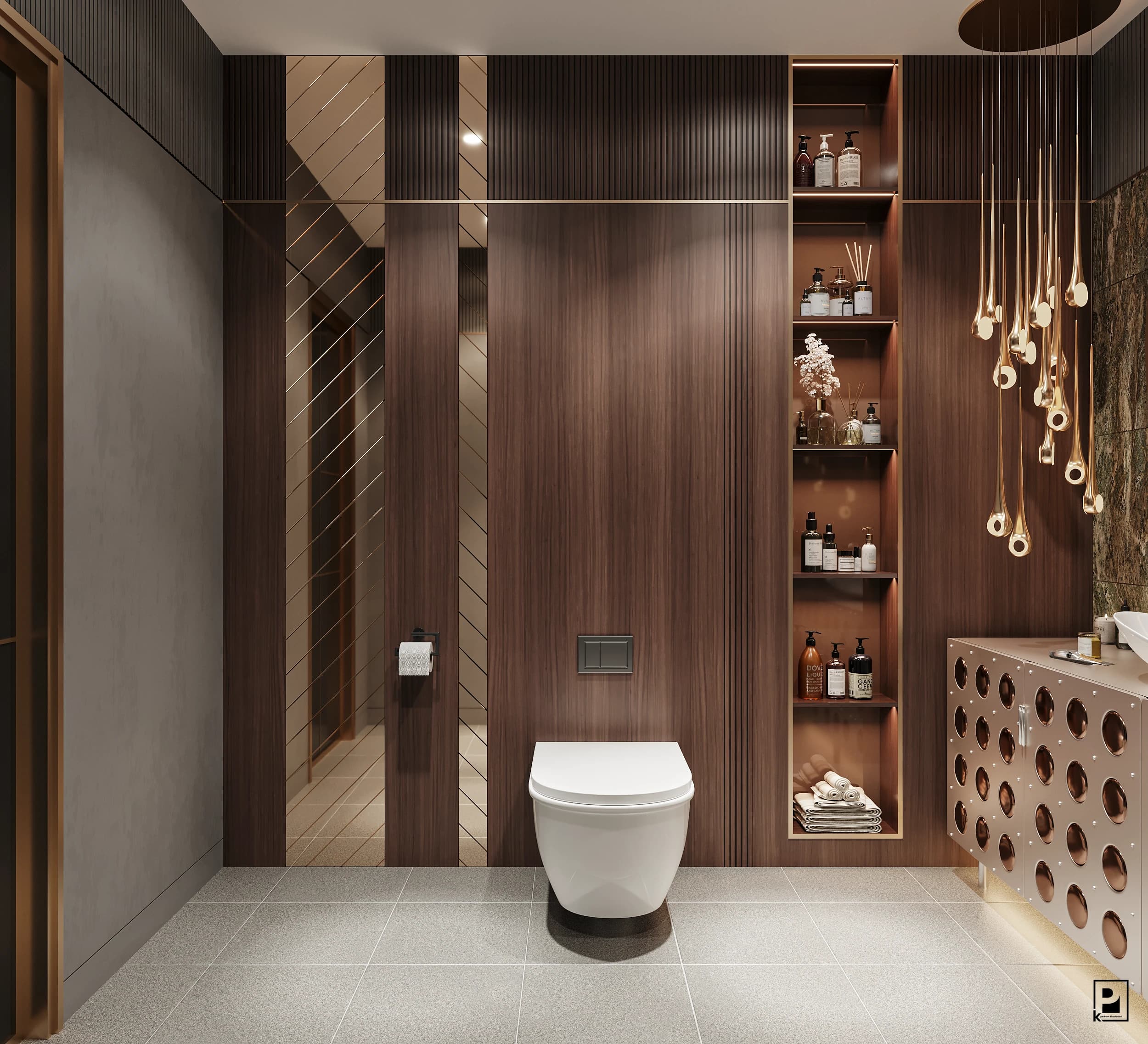 luxury bathroom — Render 2